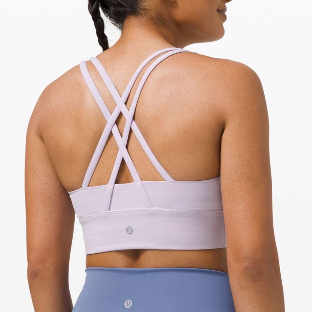 Lululemon Energy Sports bra lavender lilac purple sz 12